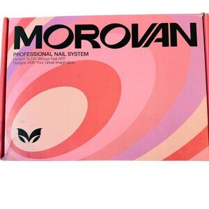 Morovan Professional Nail Art Kit With UV Lamp(gently Used)